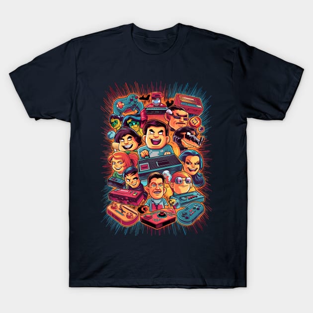 Retro Gaming T-Shirt by UrbanBlend